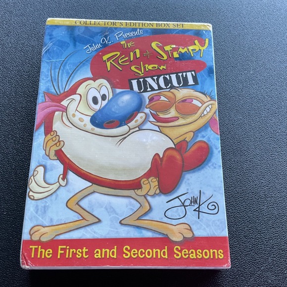 Ren and Stimpy Show Uncut First and Second Seasons DVD Box Set - Picture 1 of 3